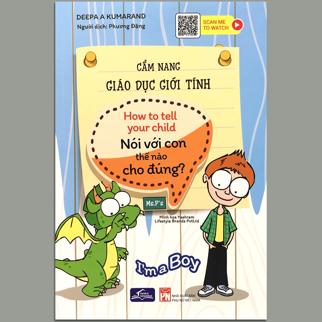 Sách - Cẩm nang giáo dục giới tính - Nói với con thế nào cho đúng - I'm a girl và I'm a boy (6 - 15 tuổi)