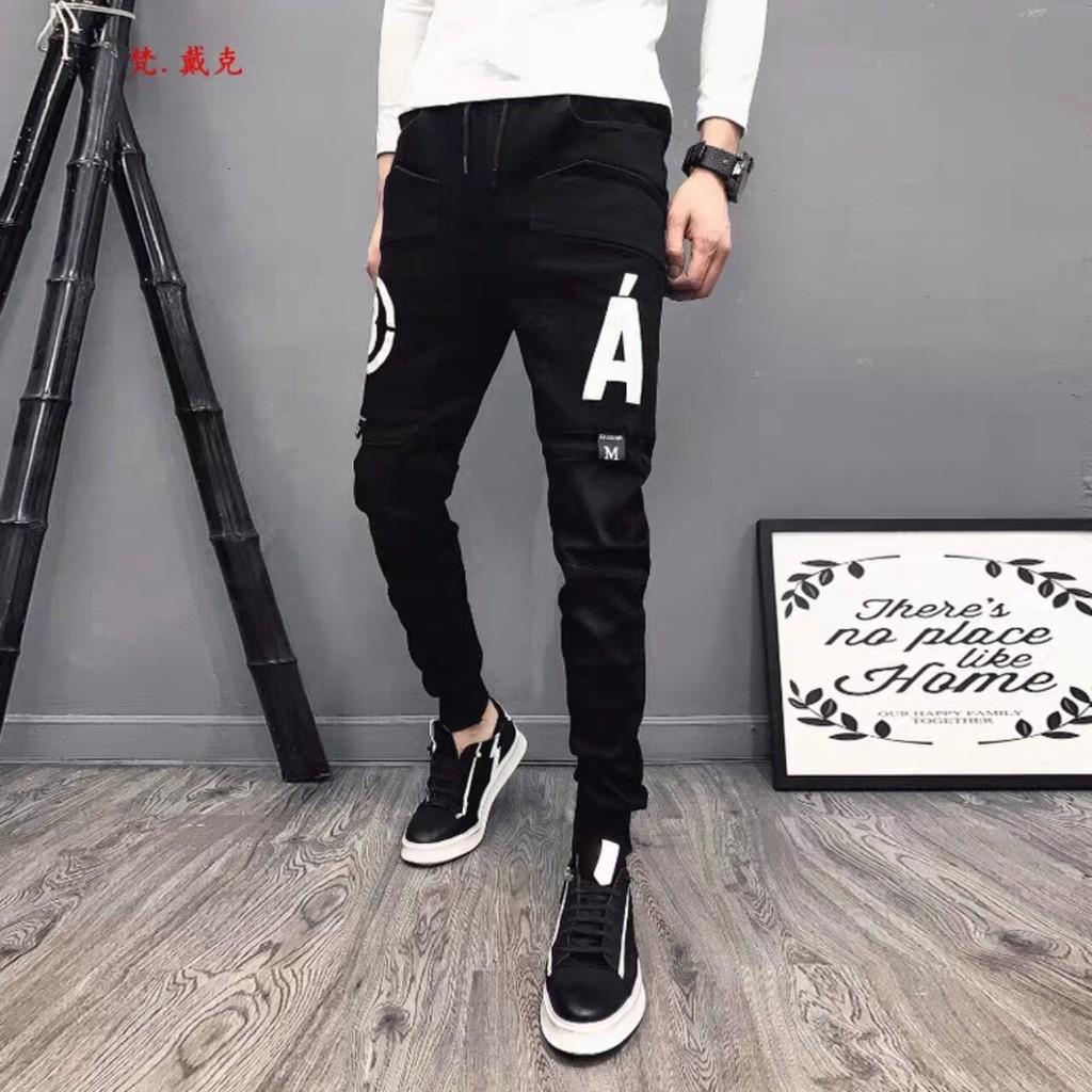 Quần Jogger Nam Vải Kaki Cao Cấp Phong Cách Hàn Quốc Cho Nam 2020