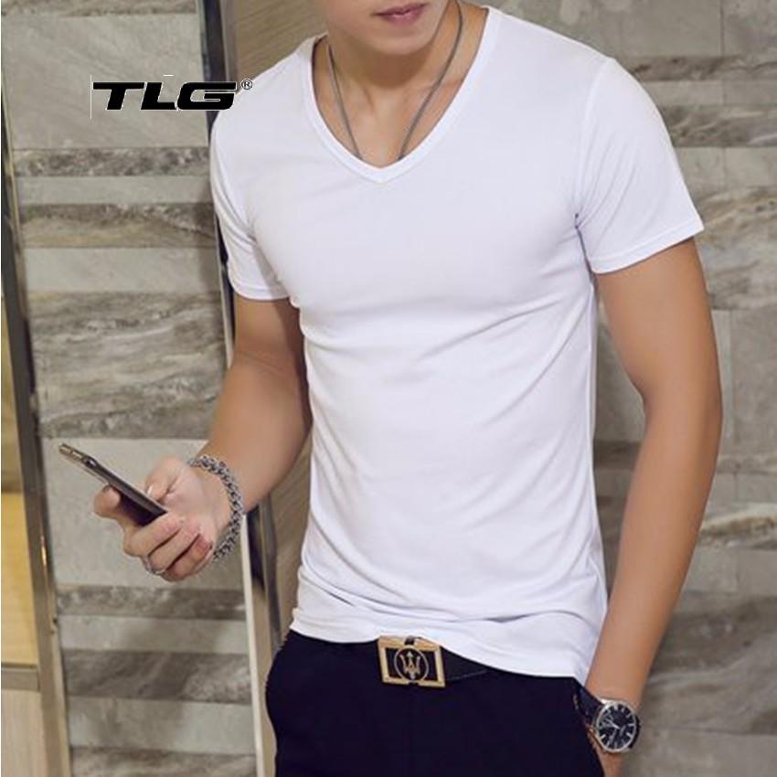 Áo thun nam body cổ ngẫu nhiên GiatotG90 206377