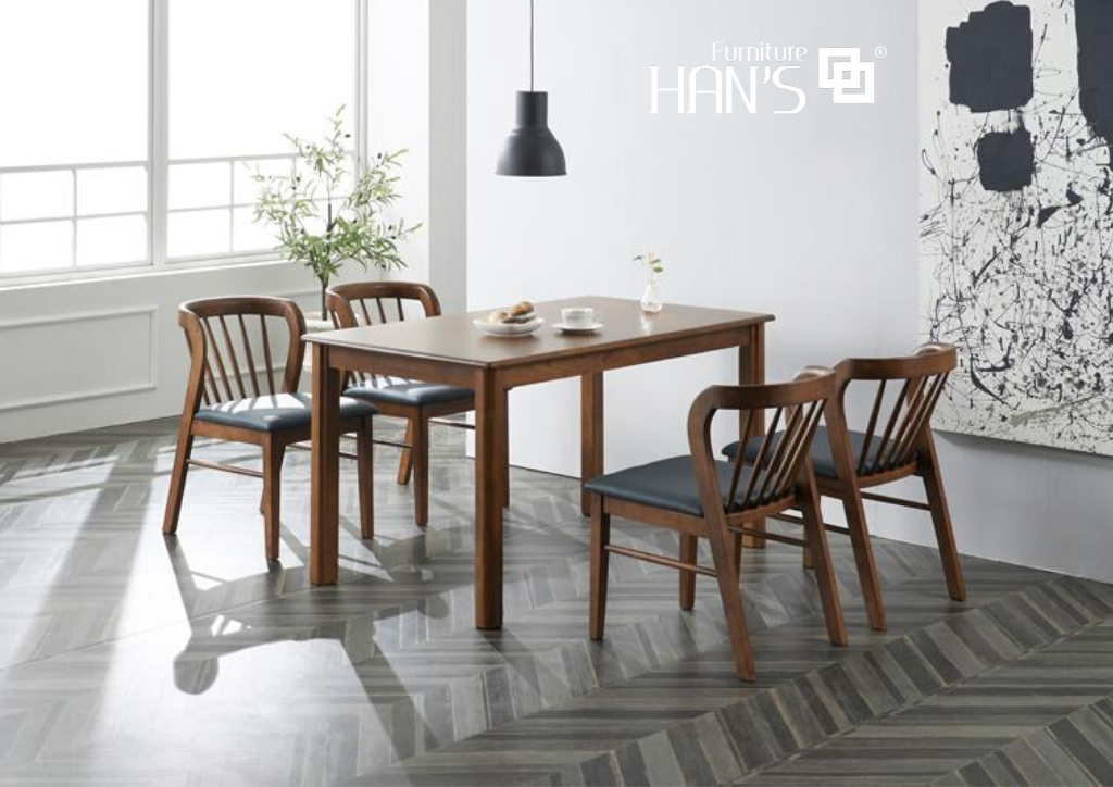 Bộ Bàn Ăn Hàn Quốc Han's Furniture RYAN 4C