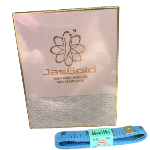 THẢO MỘC HỖ TRỢ GIẢM BÉO JASGOLD , TẶNG KÈM THƯỚC DÂY ĐO VÒNG EO