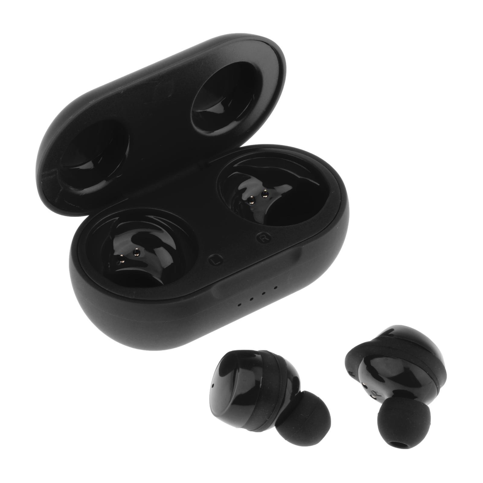 Wireless Bluetooth Earbuds Ear Buds in-Ear Headphones Black