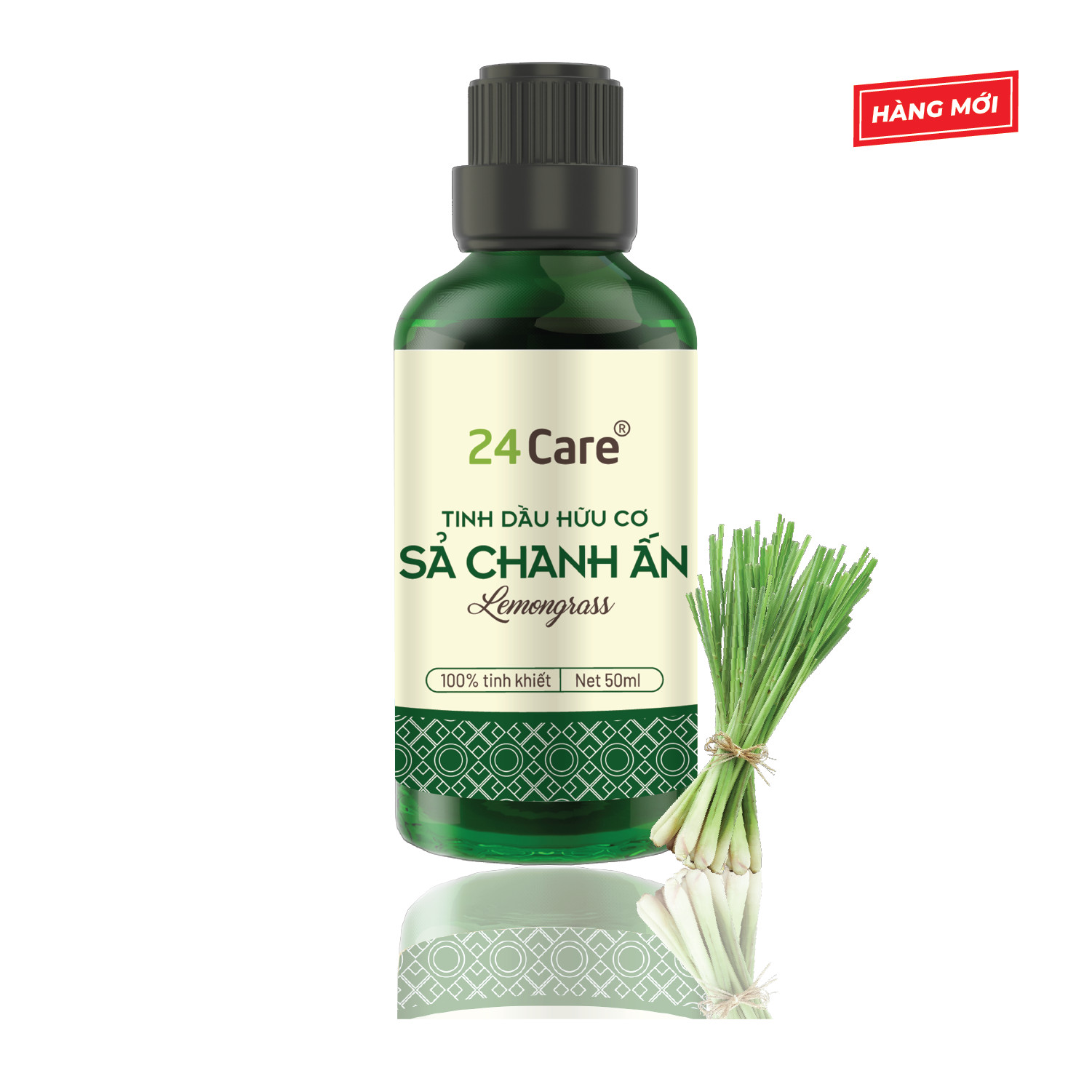 Tinh dầu 24Care 50ml - chiết xuất thiên nhiên, khử mùi thơm phòng, thư giãn tinh thần