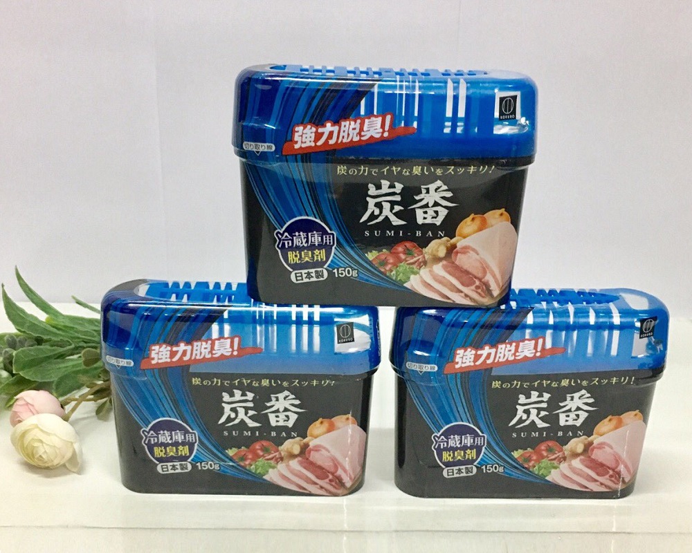 Sáp Hộp Kháng Khuẩn Chống Nấm Mốc Tủ Lạnh Than Hoạt Tính 150g  - Nội Địa Nhật Bản