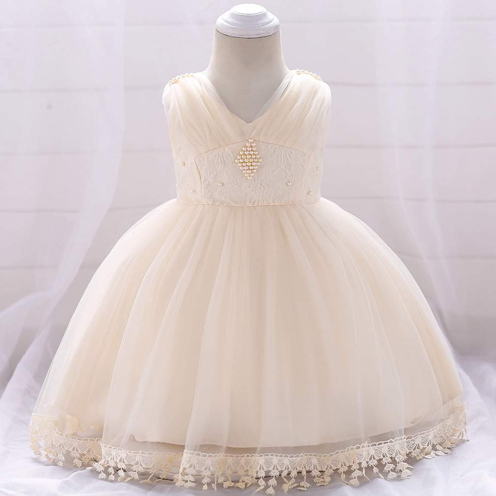 Vải voan lưới mềm khổ 1m7 màu kem