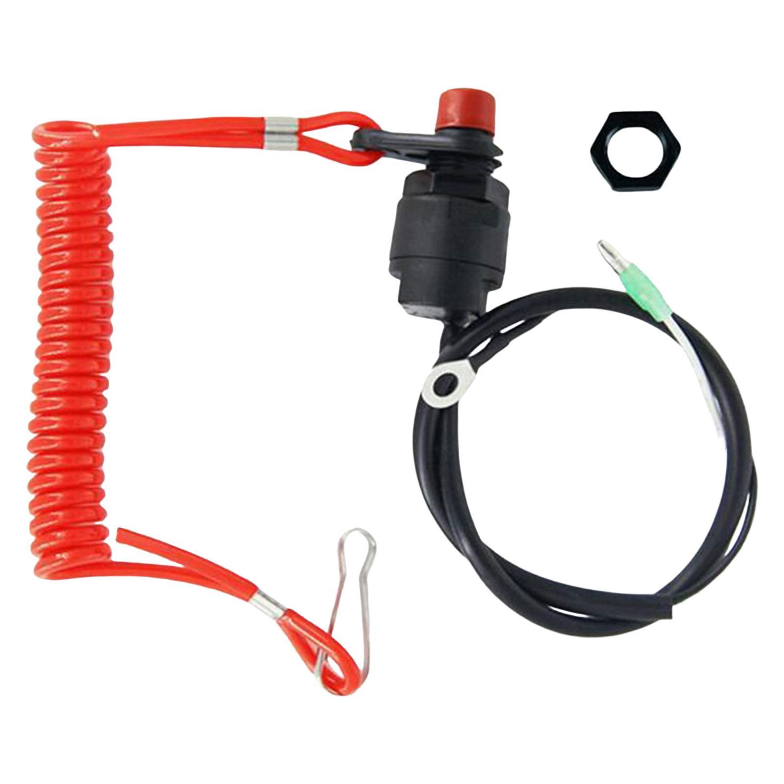 Boat Engine Stop Switch Set for Outboard Engine Accessories