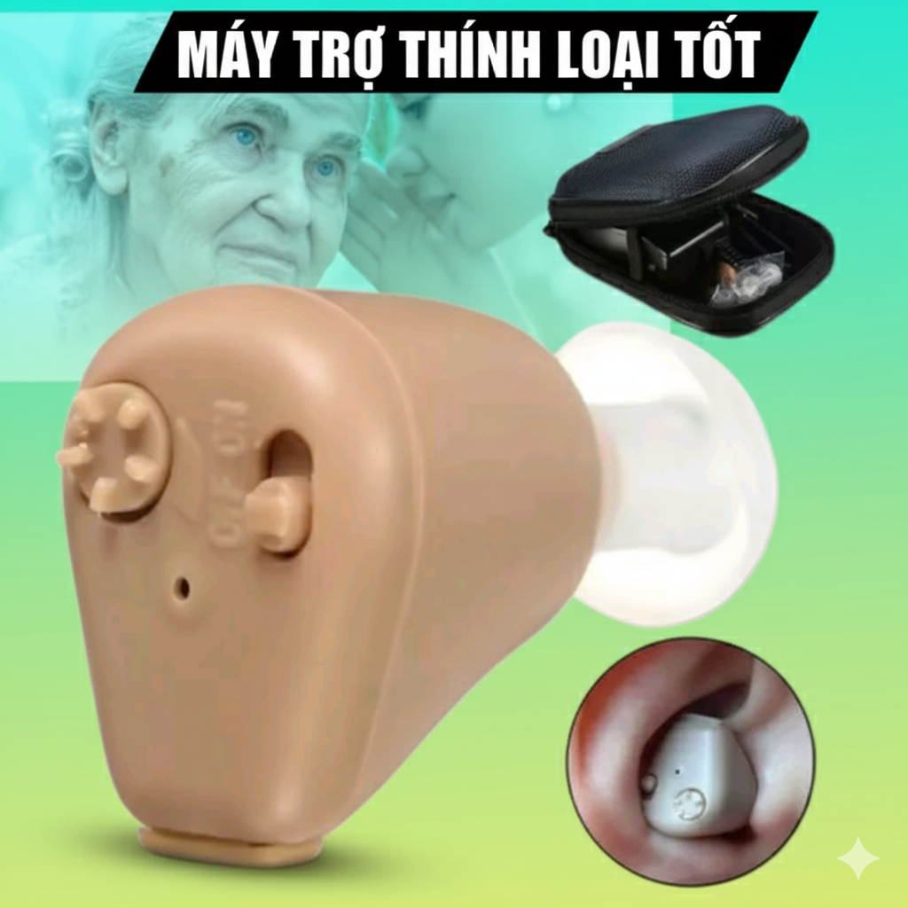 Máy Trợ Thínjh Không Dây AXON Sạc Pin – Dùng Cho Người Già, Nghe Rõ, Gía Tốt, đèn trang trí