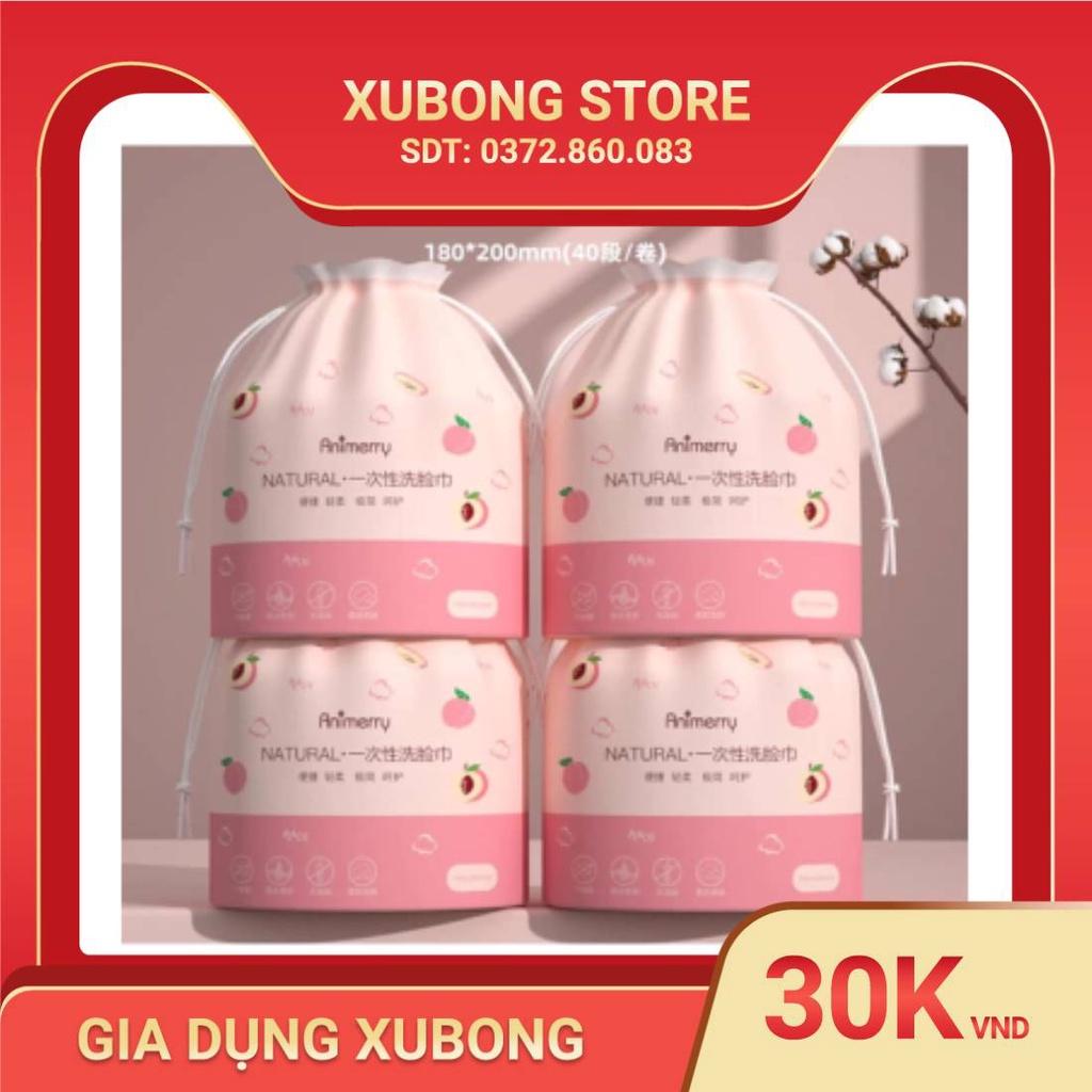 Khăn lau mặt khô - Khăn dùng 1 lần tẩy trang đa năng cotton cao cấp