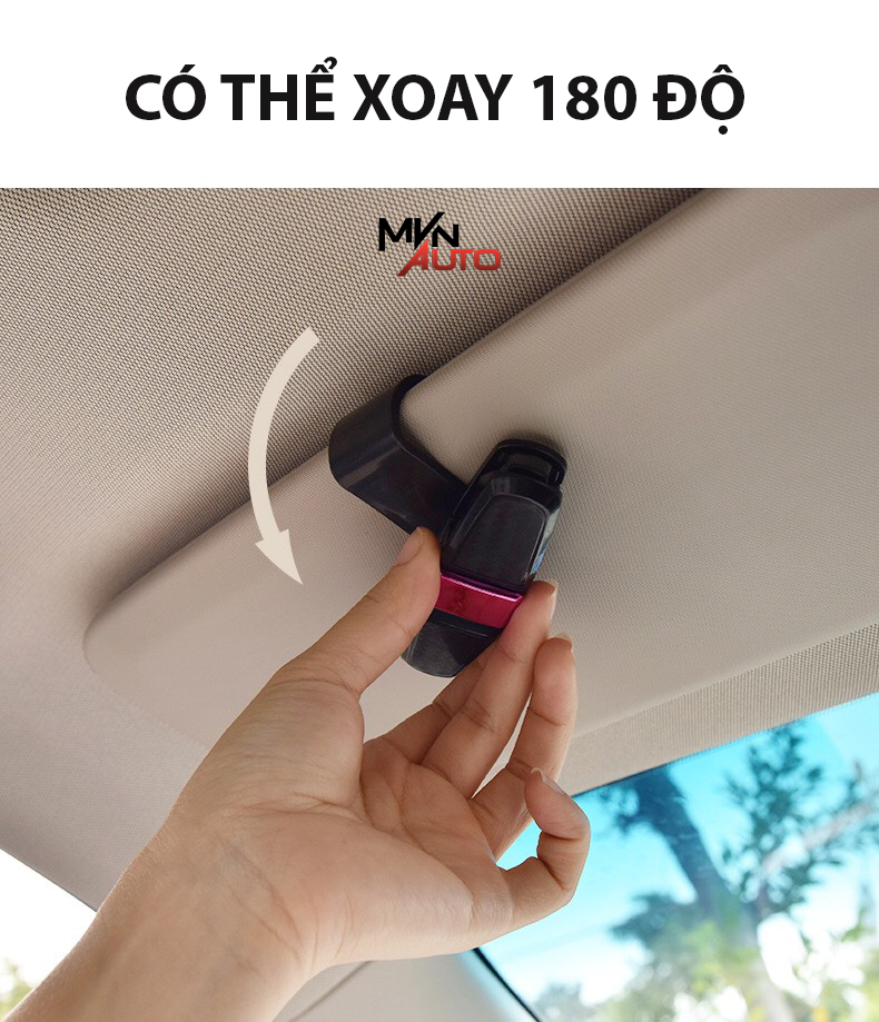 Kẹp Giữ Mắt Kính Ô Tô – Kẹp Treo Mắt Kính Xe Hơi