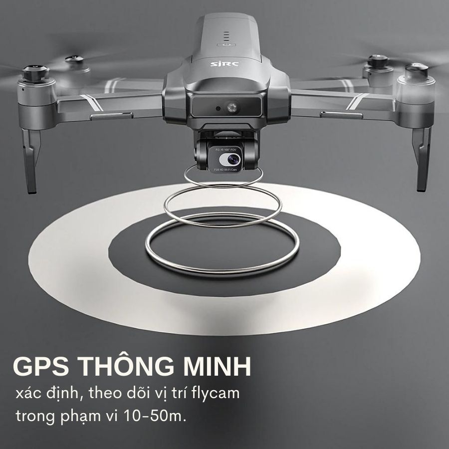 Flycam SJRC F22S 4K Pro - Thiết bị bay có chống rung 2 trục cùng tính năng cảm biến va chạm trước bằng laser , khoảng cách truyền hình ảnh lên đến 3500m - Hàng nhập khẩu