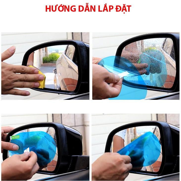 MIẾNG DÁN CHỐNG BÁM NƯỚC GƯƠNG Ô TÔ