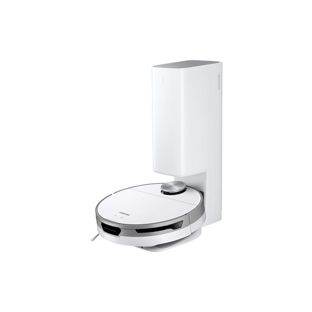 Robot Hút Bụi Samsung Jet Bot+ 60W Với Trạm Làm Sạch Tự Động, màu Trắng VR30T85513W/SV - Hàng chính hãng