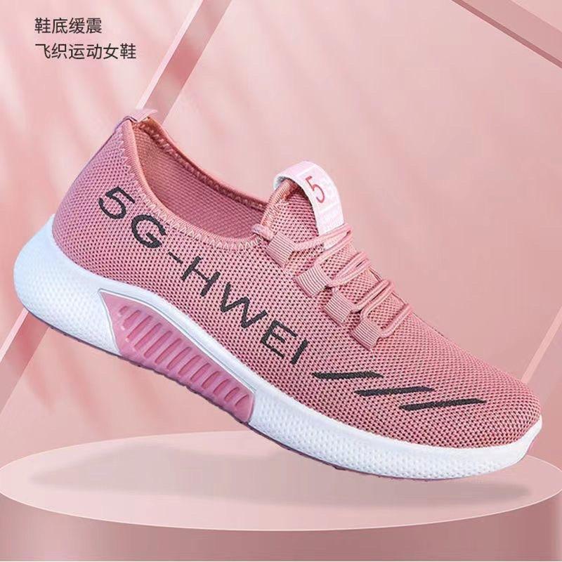 Giày thể thao vải nữ 5G hwei- giày sneaker hot trend 2022 hoạ tiết năng động khoẻ khoắn