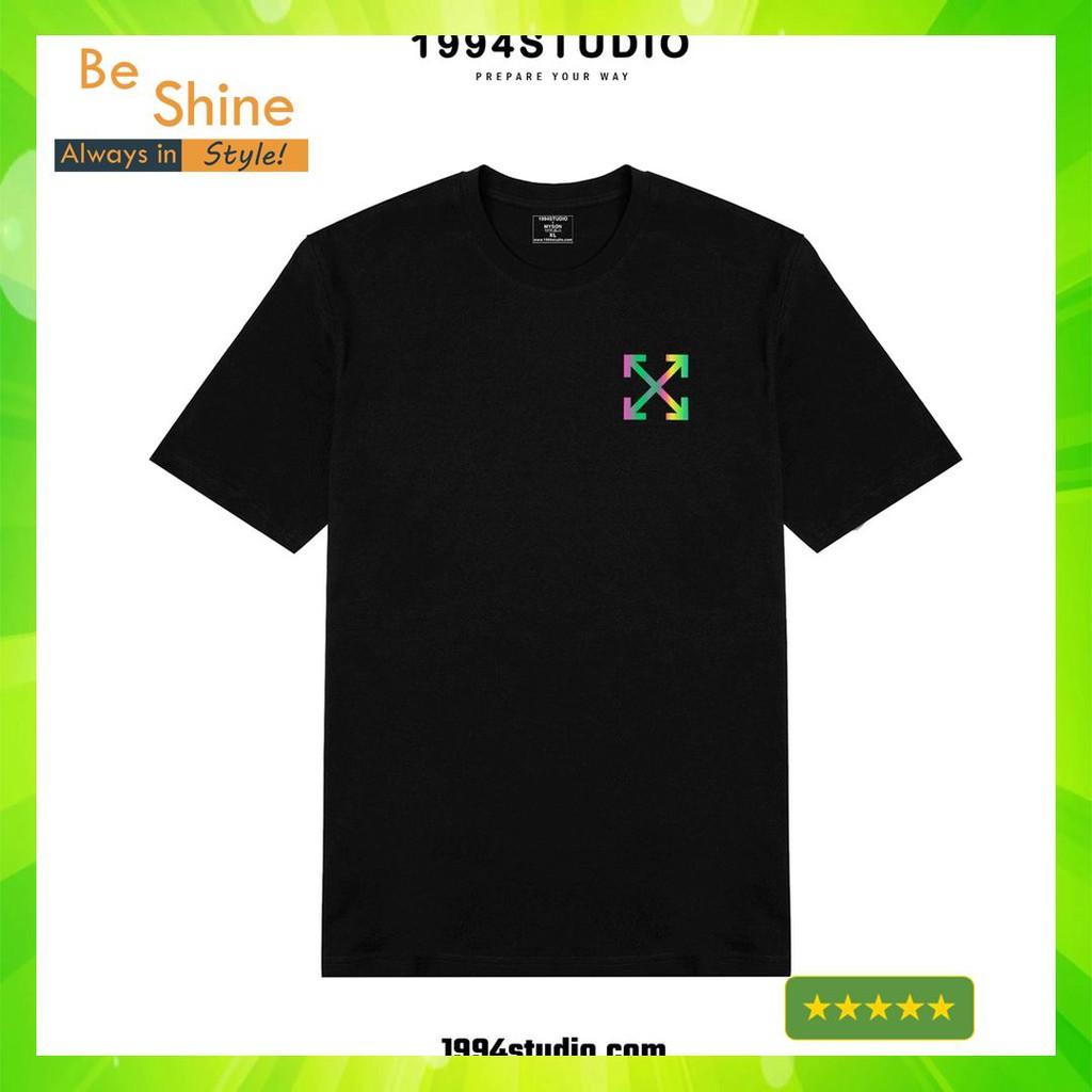 Áo Thun Unisex Logo Off White 99 Phản Quang 7 Màu Form Rộng Thời Trang Nam Nữ Phong Cách Hàn Quốc