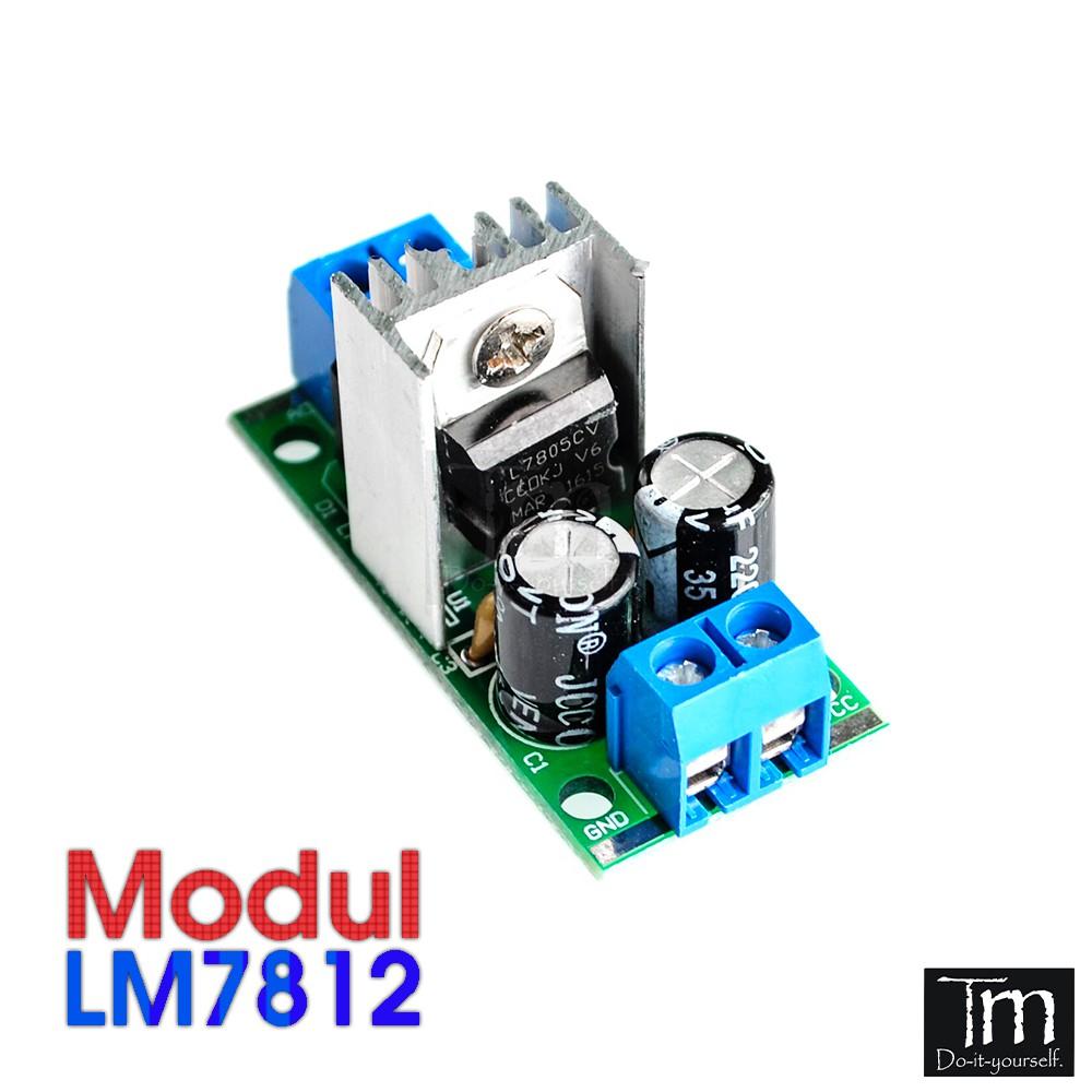 Modul Nguồn Ổn Áp LM7812 - LM7805 1.2A