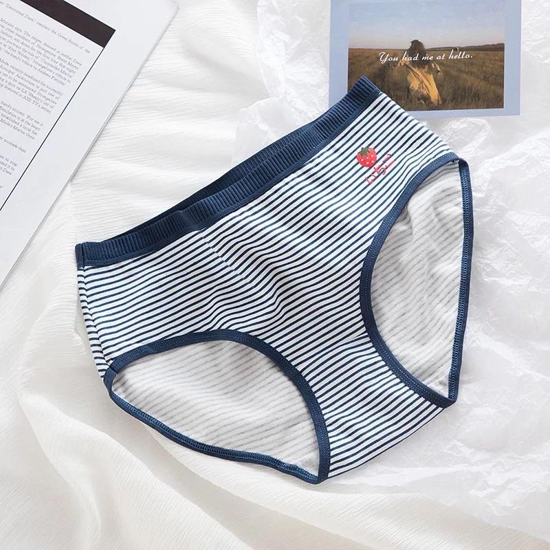 Quần Lót Nữ Cotton Siêu Thoáng Nâng Mông Dâu Tây Tím Than Siêu xinh QL10