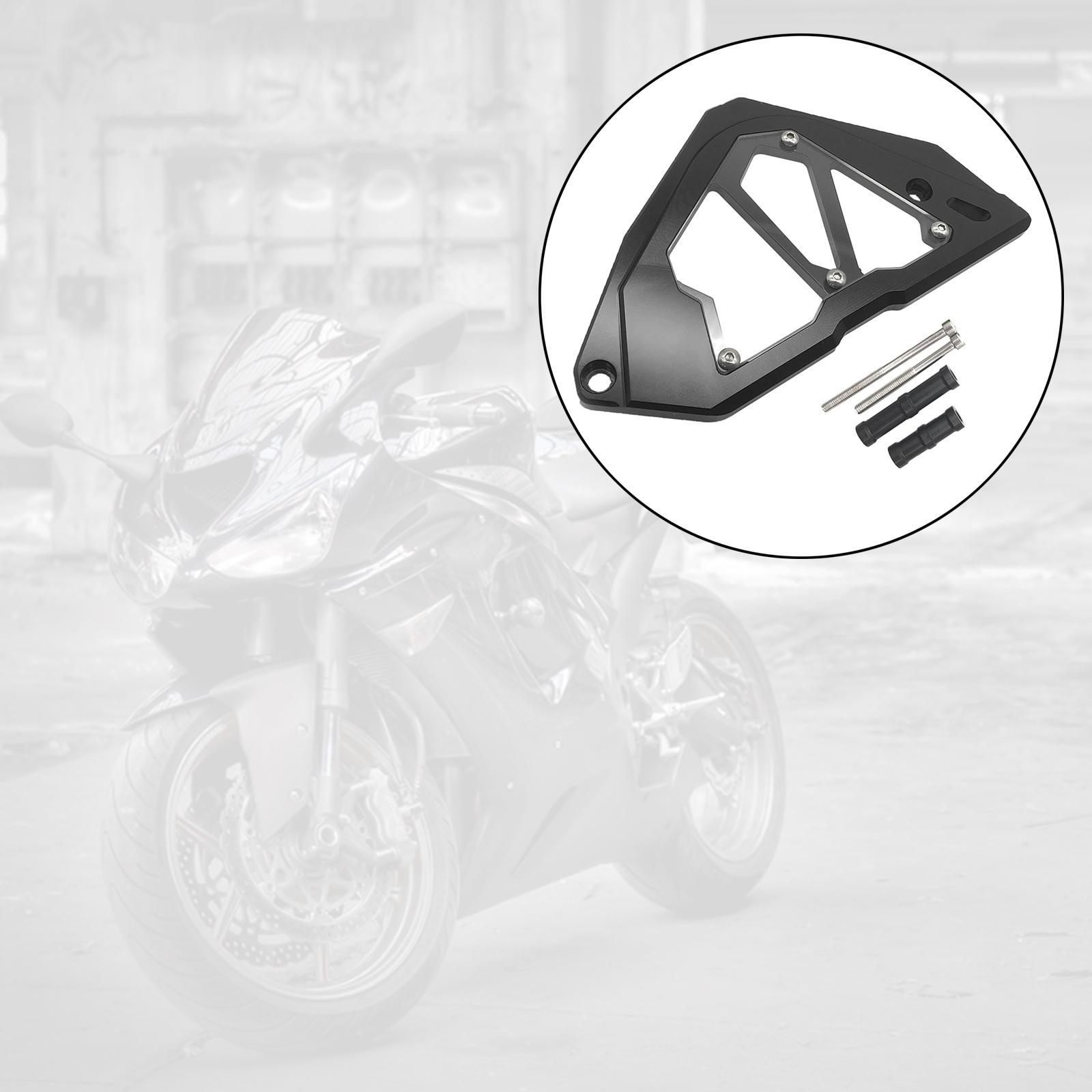 Front Sprocket Cover Chain Guard Kit for Z250 2013-2017 Black