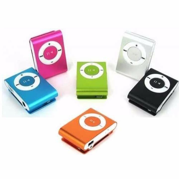 Máy Nghe Nhạc Mp3 Vỏ Nhôm Kèm Tai Nghe Và Cáp Sạc