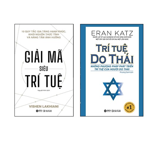 Combo Sách: Trí Tuệ Do Thái + Giải Mã Siêu Trí Tuệ