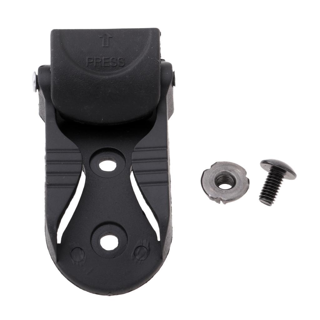 Inline Roller Skating Parts Outdoor Skate Shoes Buckles With Screw And Nut black