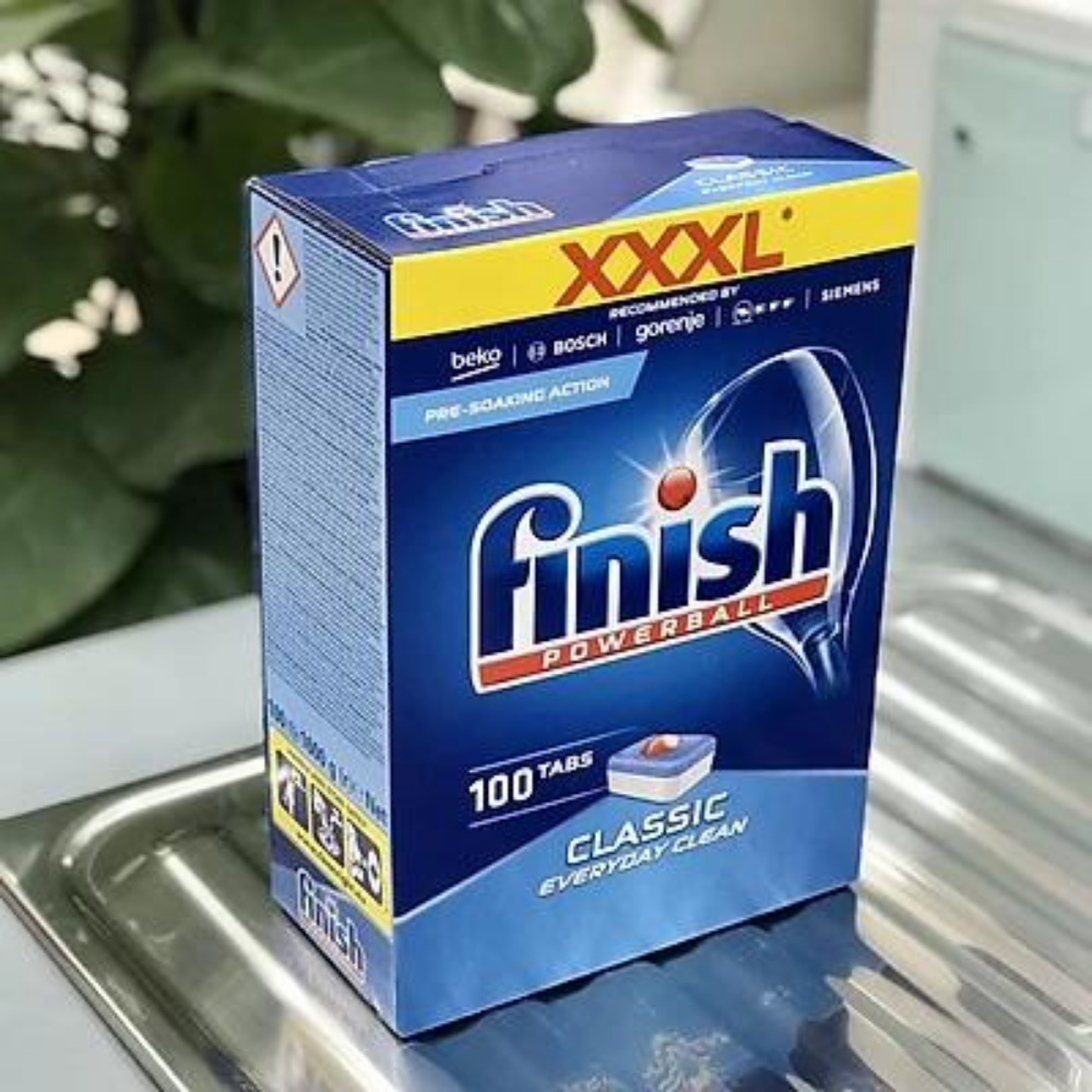 Viên rửa bát tổng hợp FINISH 100 viên hương chanh