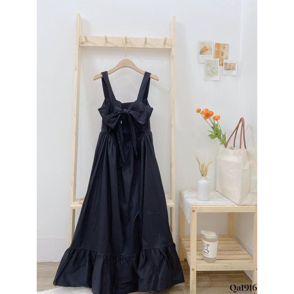 VÁY MAXI 2 DÂY HỞ LƯNG