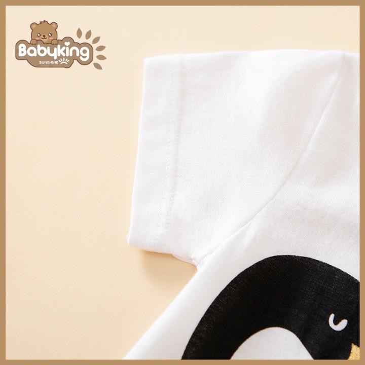 BodySuit,áo liền quần dễ thương ngắn tay kiểu chim thiên nga cho bé gái , cotton 100%,thương hiệu Aiueo Nhật Bản.