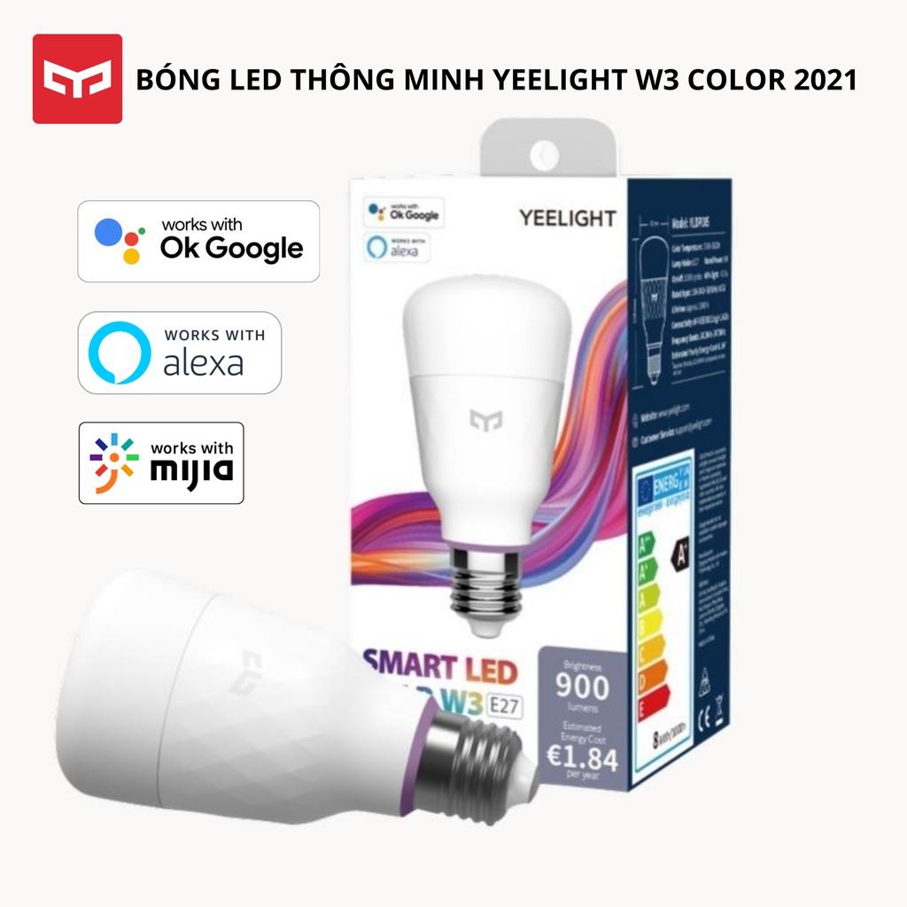 Bóng đèn Led thông minh Xiaomi Yeelight Bulb W3/ 1S Apple Homekit - đui xoắn E27 (RGB 16 triệu màu) - tích hợp Razer Chroma