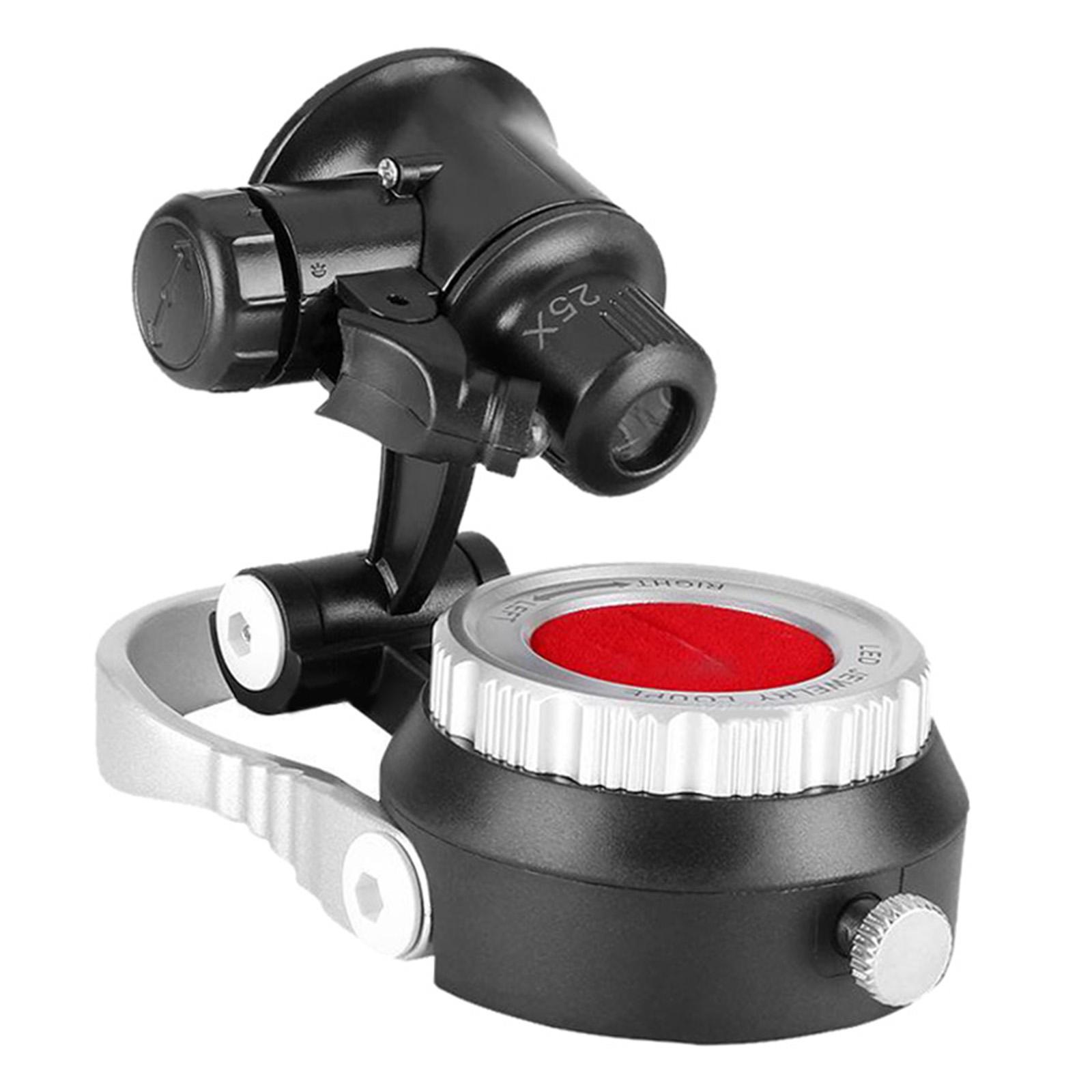 Magnifying Glasses Magnifier w/LED Light 10X 20X 25X Watch Jewelry Loupe Light