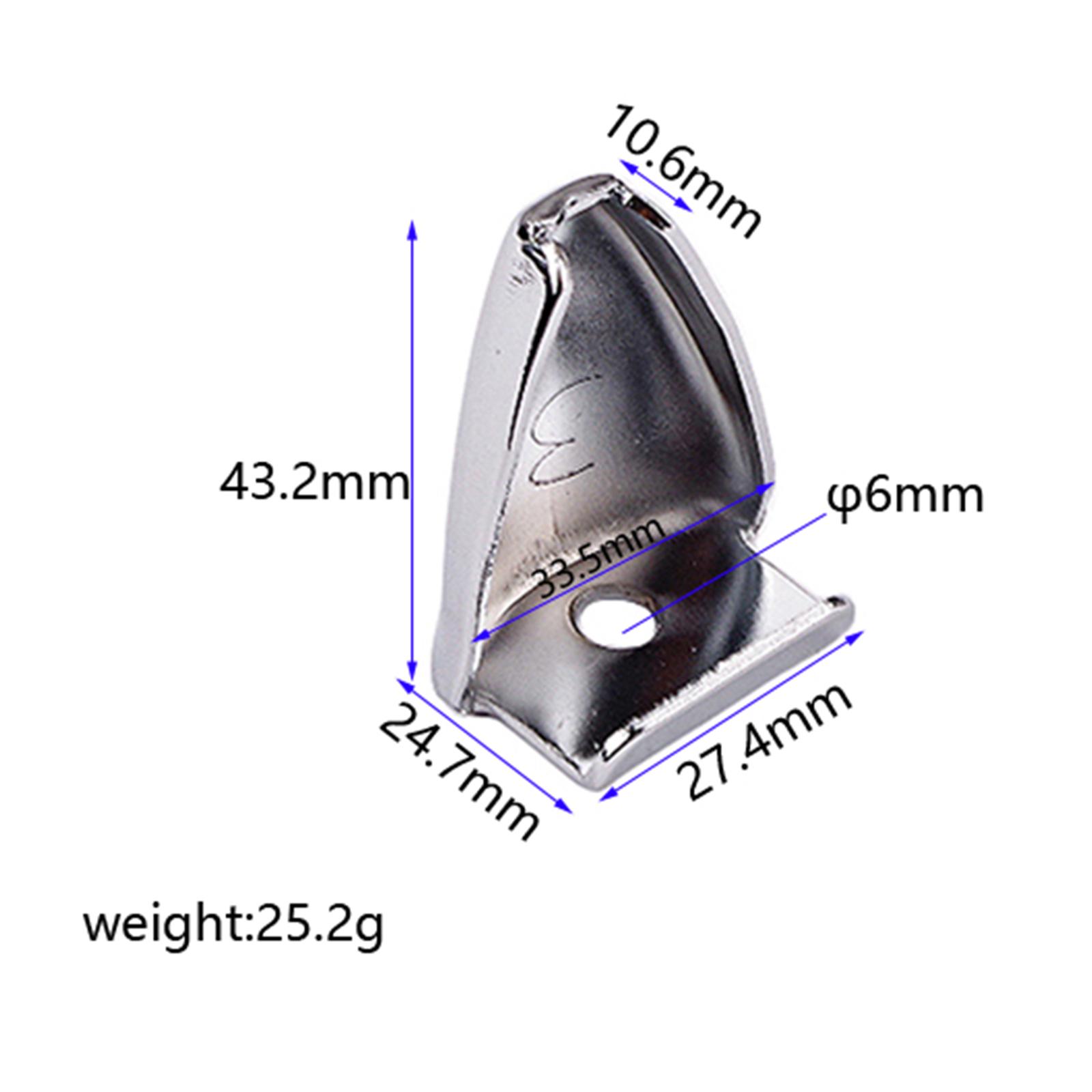2 Pieces Iron Drum Claw Hook for Bass Snare Drum Parts Accessories