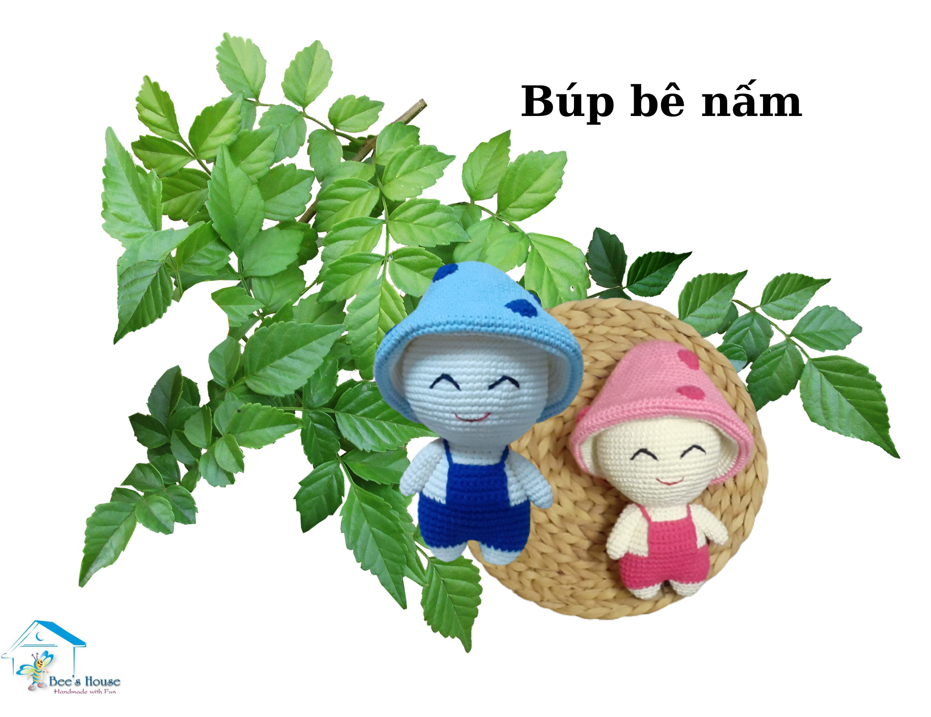 BÚP BÊ NẤM_Thú bông len