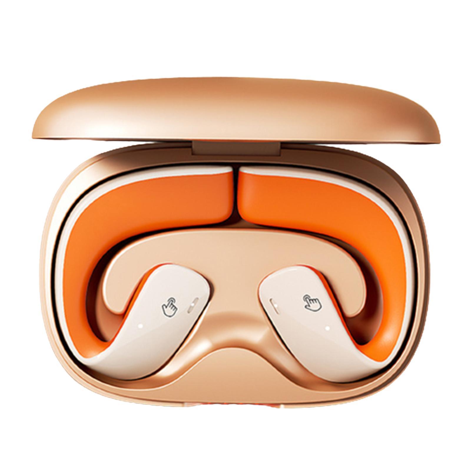 Wireless Clip on Headphones Touch Control V5.3 Earphones for Outdoor Workout