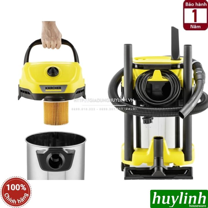 Máy hút bụi khô, ướt và thổi bụi Karcher WD3 S Premium - 17 lít - Hàng chính hãng