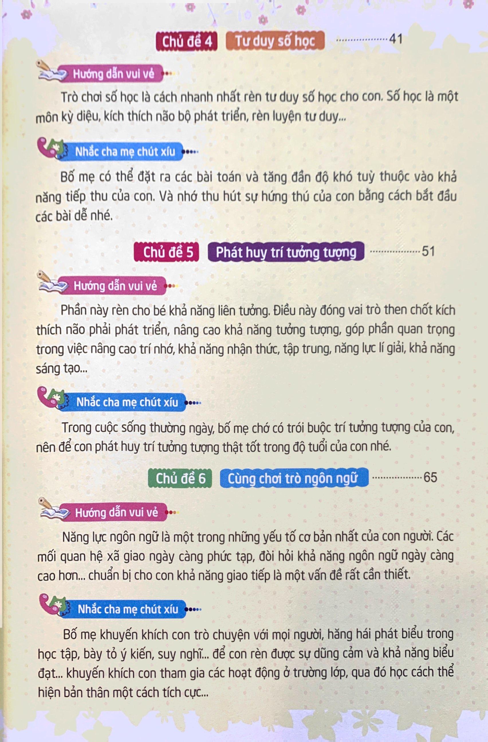 500 Trò Chơi Rèn Luyện IQ (4-10 Tuổi) - Khả Năng Nhận Thức