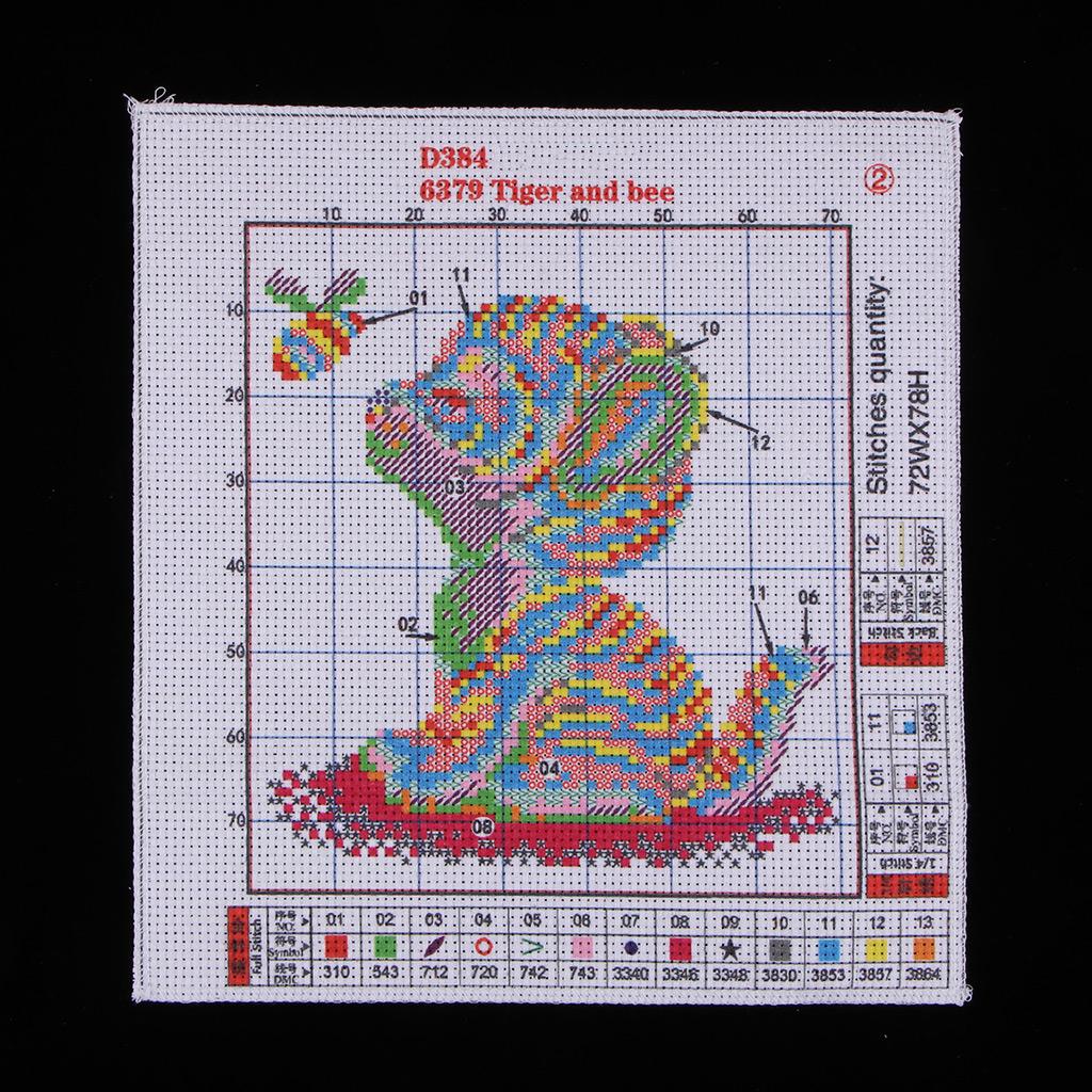 Cartoon  Stamped Cross Stitch Kits Embroidery Package 11CT 23x24cm