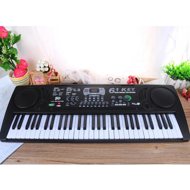 Ưu đãi đặc biệt bán trực tiếp đàn piano điện tử 61 phím đàn piano giảng dạy quy mô lớn dành cho trẻ em có micrô câu đố loại giáo dục sớm