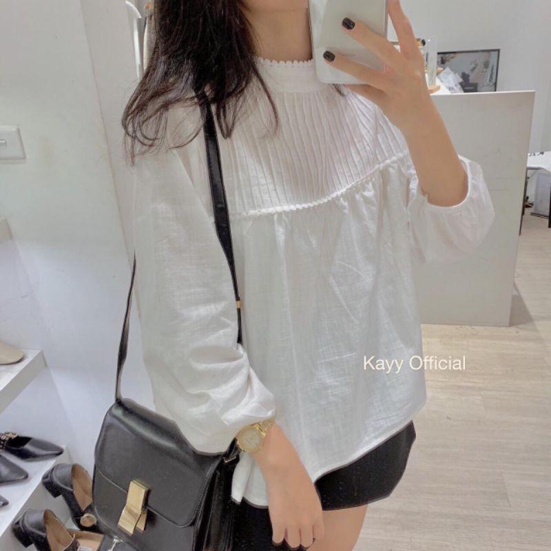 ÁO BABY DOLL XẾP LY 2 MÀU NỮ
