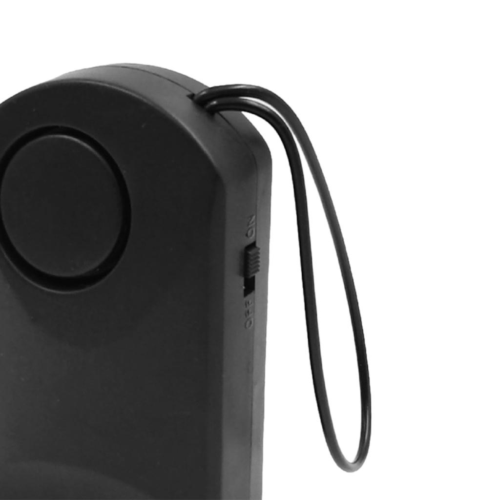 Wireless Door Alarm Door Handle Knob Hanging Alarm Motion Detector Black