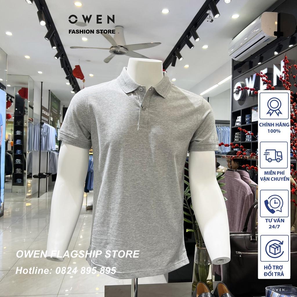 Áo Polo nam Owen chất Cotton thấm hút mồ hôi thoáng mát Mã APV231360