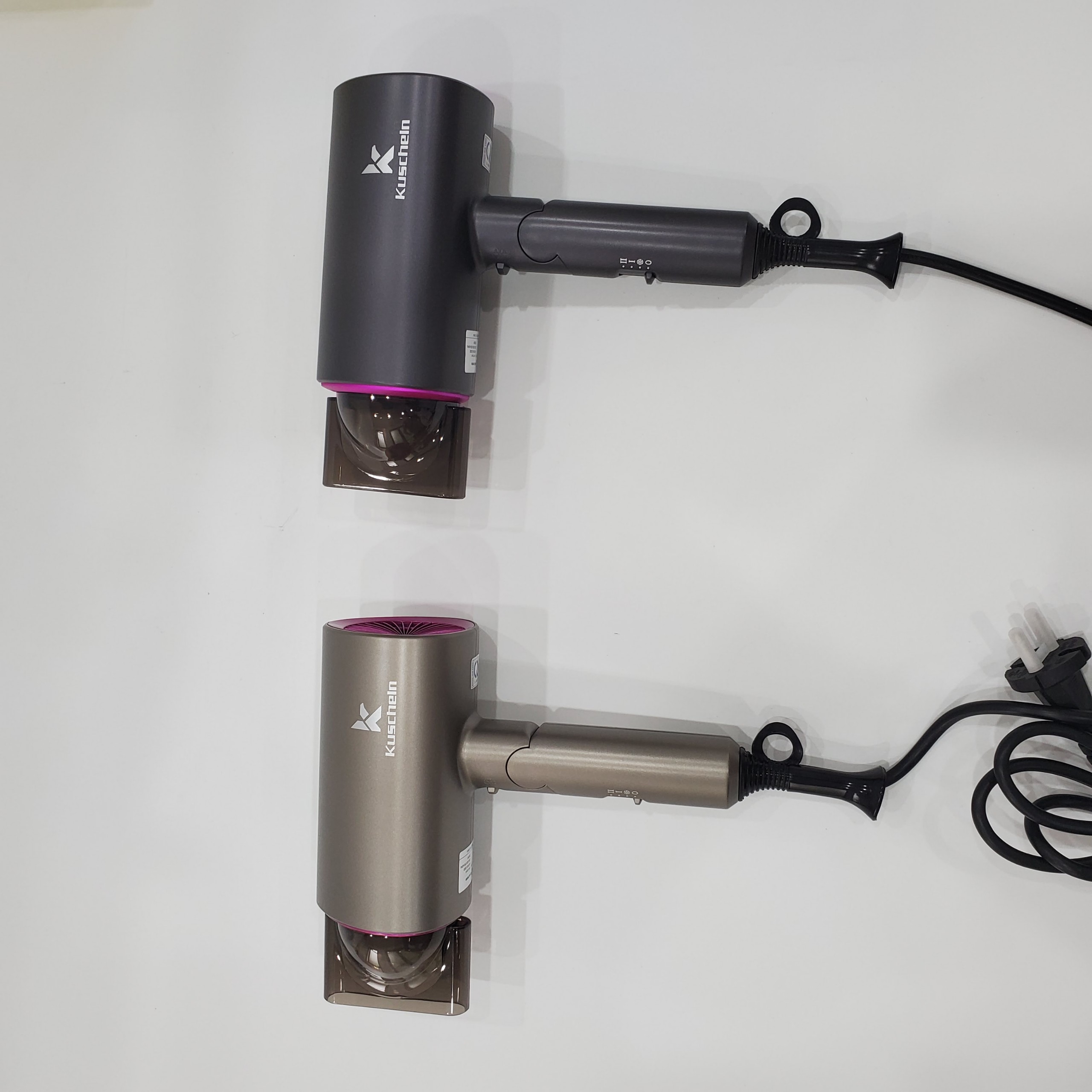 Máy Sấy Tóc Gập Gọn Kuscheln KHD043-2000-GX Công Suất Lớn 2000W Gió 2 Chiều Nóng Lạnh Ion Âm Tạo Kiểu Tóc Nhanh, Đẹp Bảo Vệ Và Chăm Sóc Tóc Hàng Chính Hãng