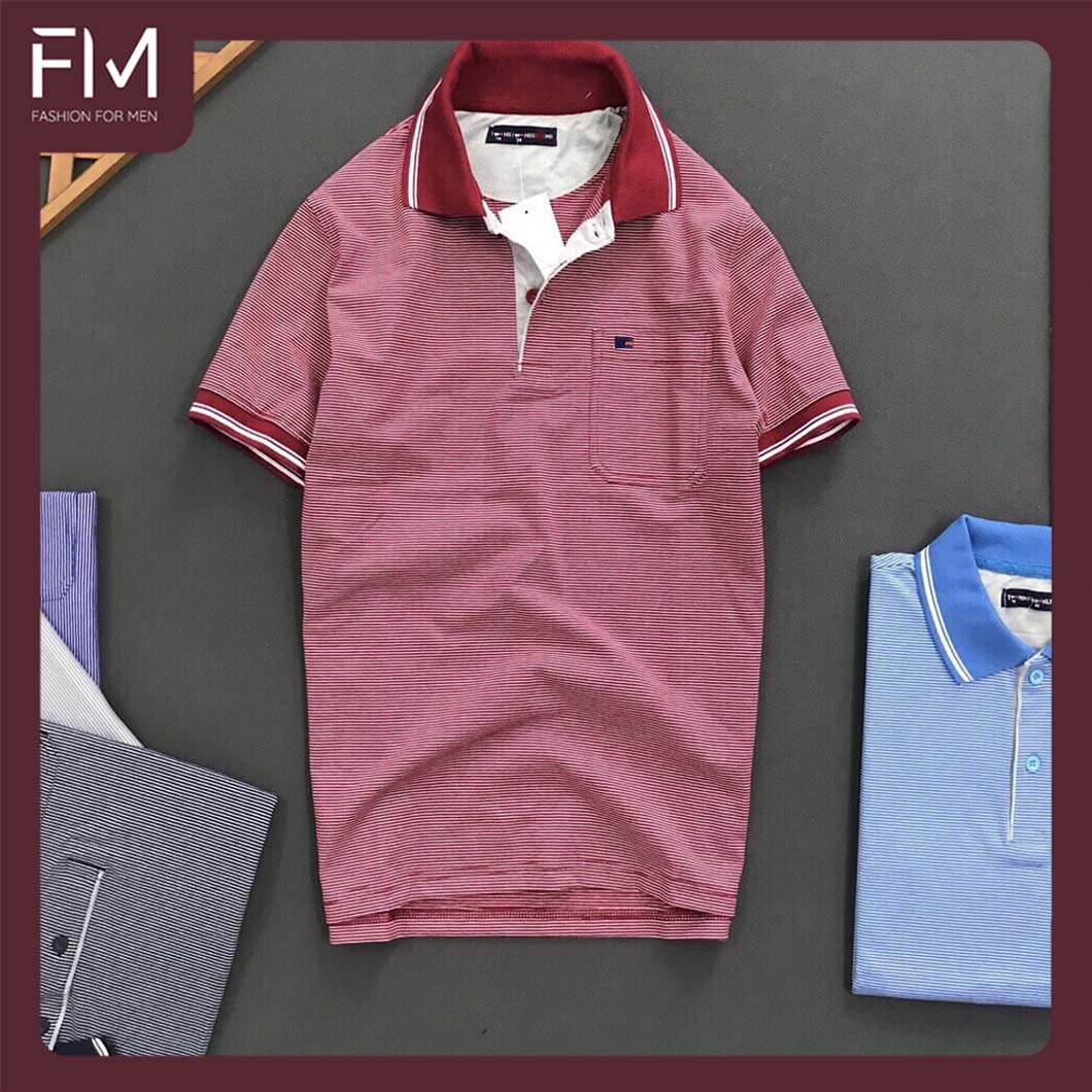 Áo Polo nam cổ bẻ ngắn tay, chất liệu cao cấp, thoáng mát, bền màu, thiết kế trẻ trung – FORMEN SHOP – FMPS086 - ĐEN - M