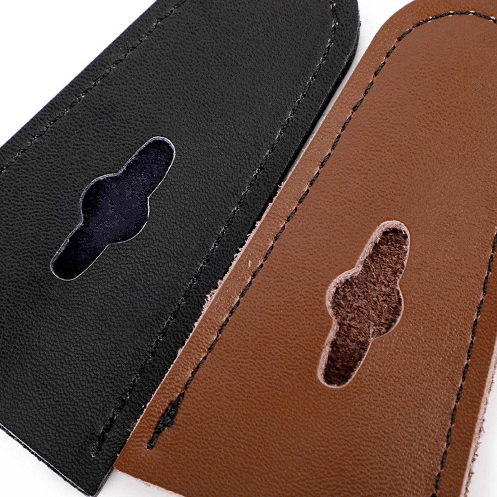 PU Leather  Bow Tip Protector Recurve Bows Stabilizer for  Black