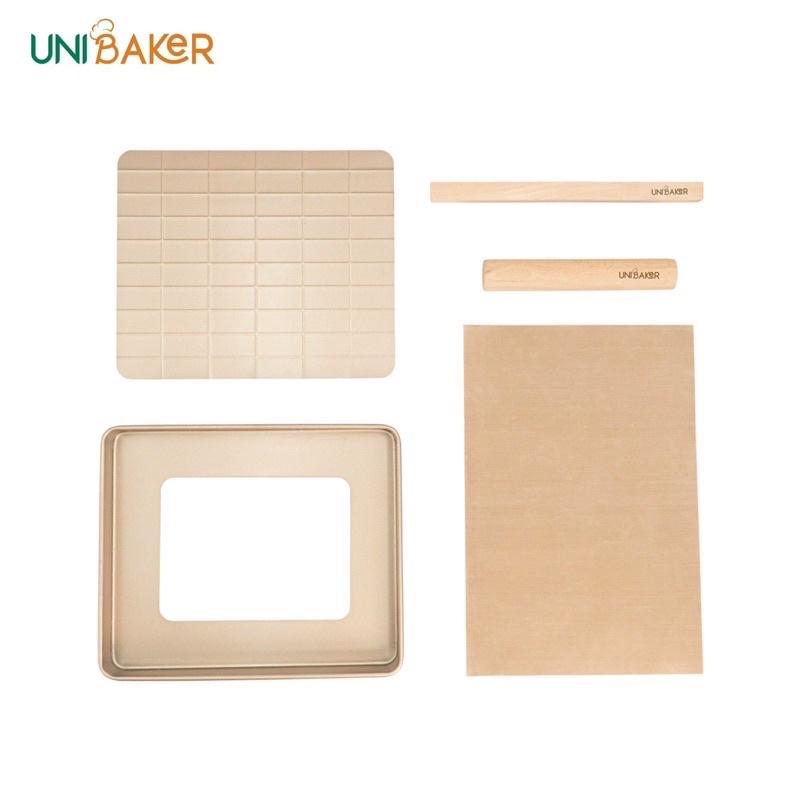 Khuôn Kẹo Nougat UNIBAKER 60 ô chống dính
