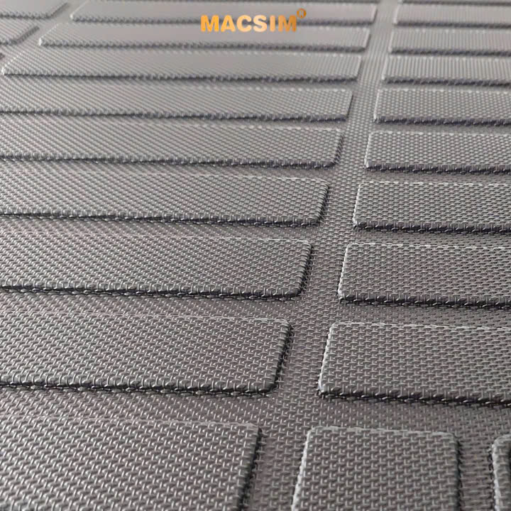 Thảm lót cốp xe ô tô (sd) Ford Territory 2022+ chất liệu TPE thương hiệu Macsim màu đen