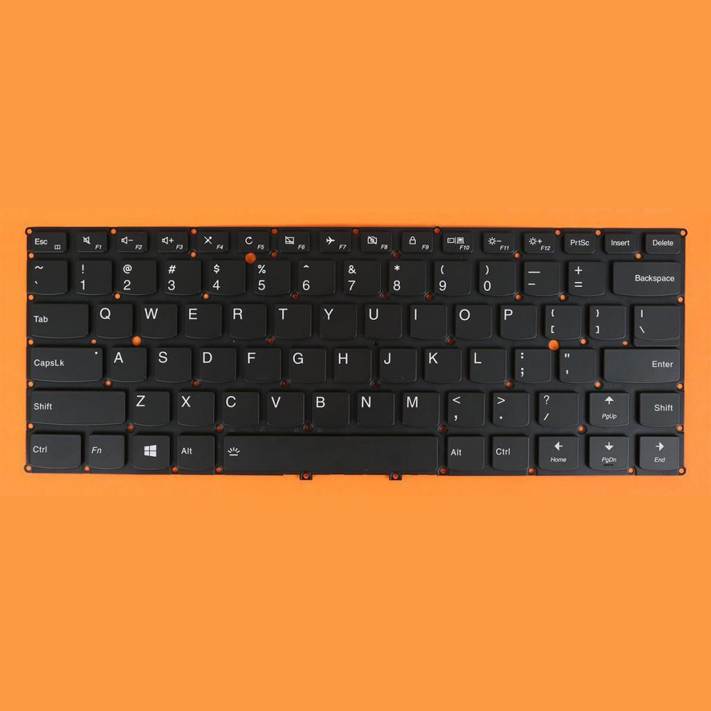 Laptop US Full Keyboard for Yoga 910 13IKB YOGA 5 Pro in Black Key