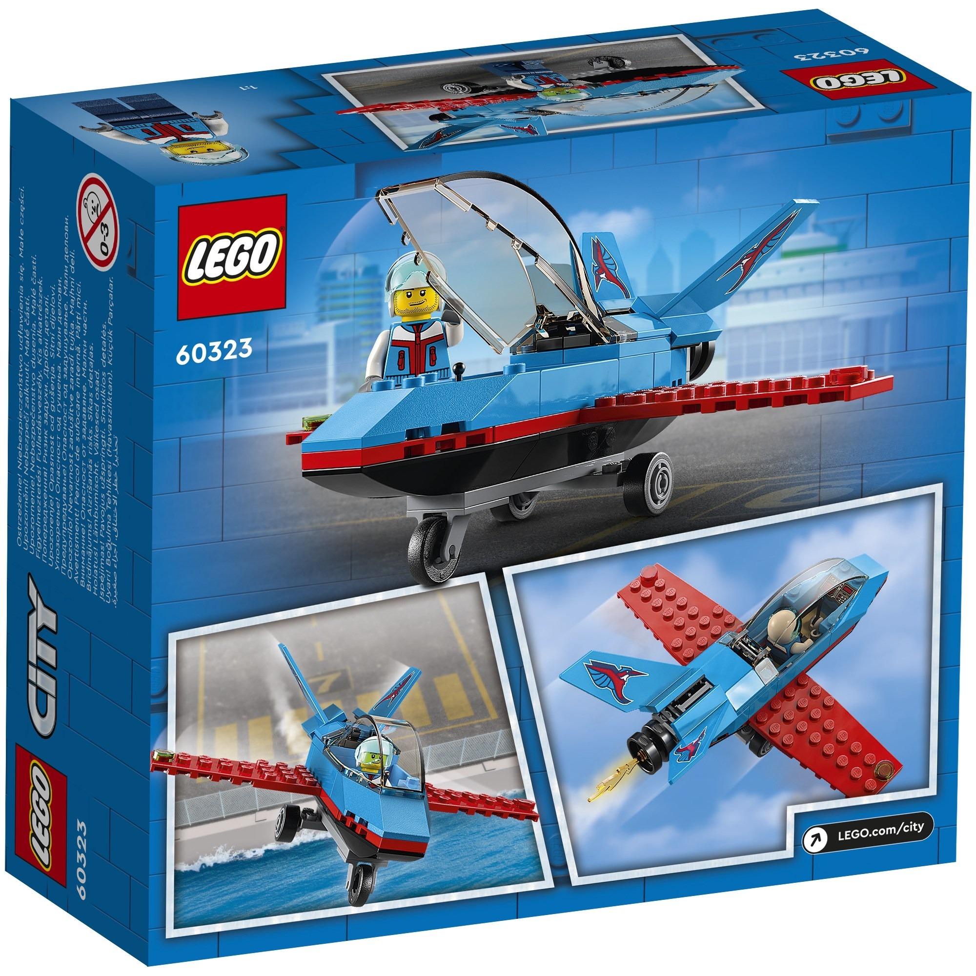 LEGO City 60323 Máy bay biểu diễn (59 chi tiết)