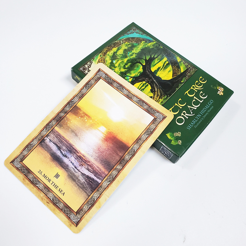 Bộ Bài Celtic Tree Oracle Tặng Đá Thanh Tẩy