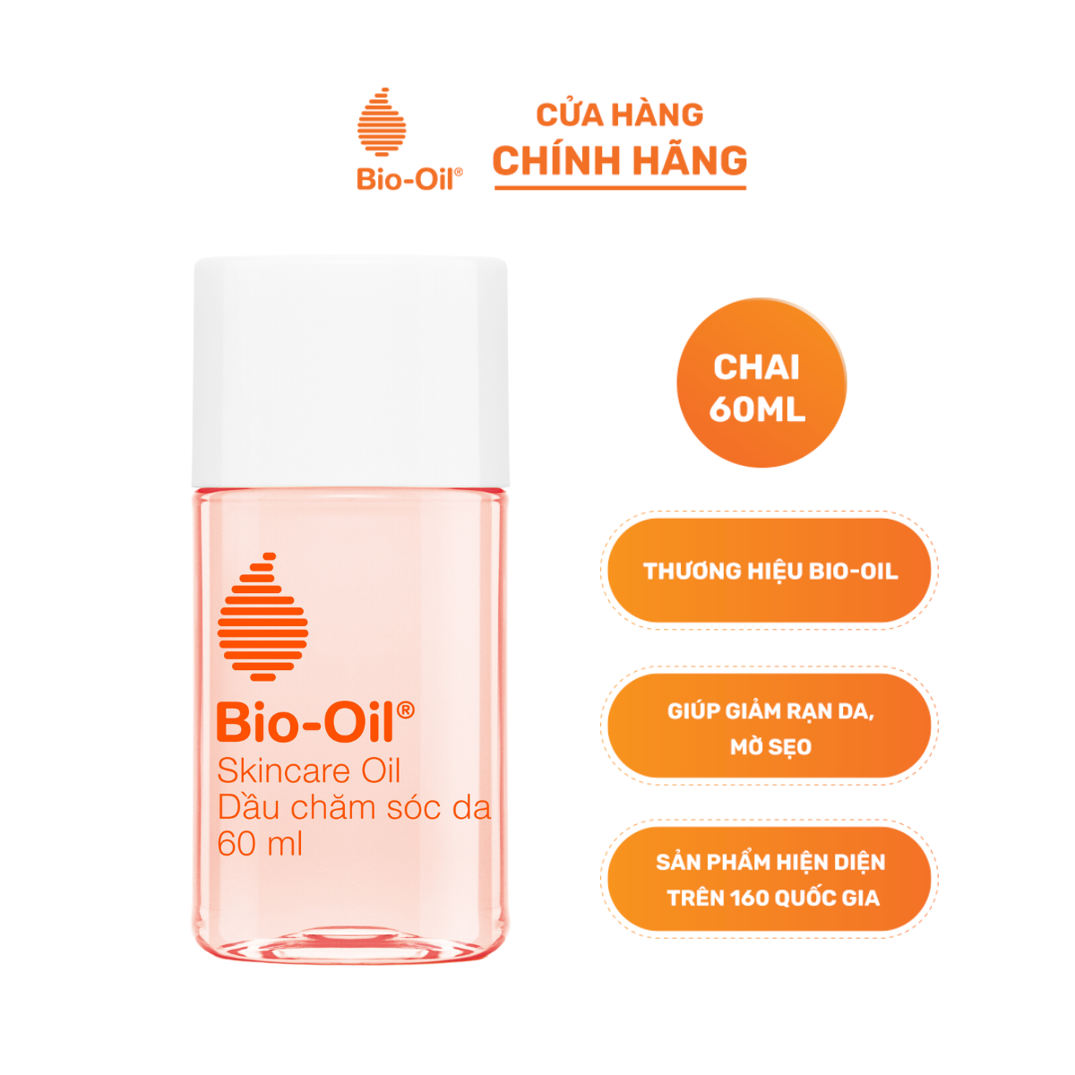 Dầu chăm sóc da giúp cải thiện rạn da, mờ sẹo và đều màu da - BIO-OIL SKINCARE OIL