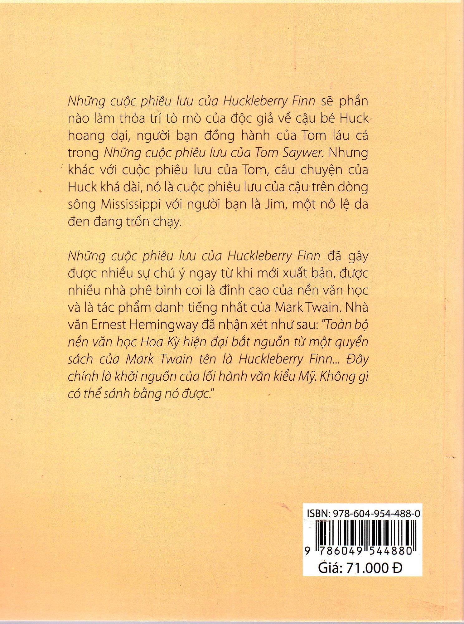 Những cuộc phiêu lưu của Huckleberry Finn - Mark Twain