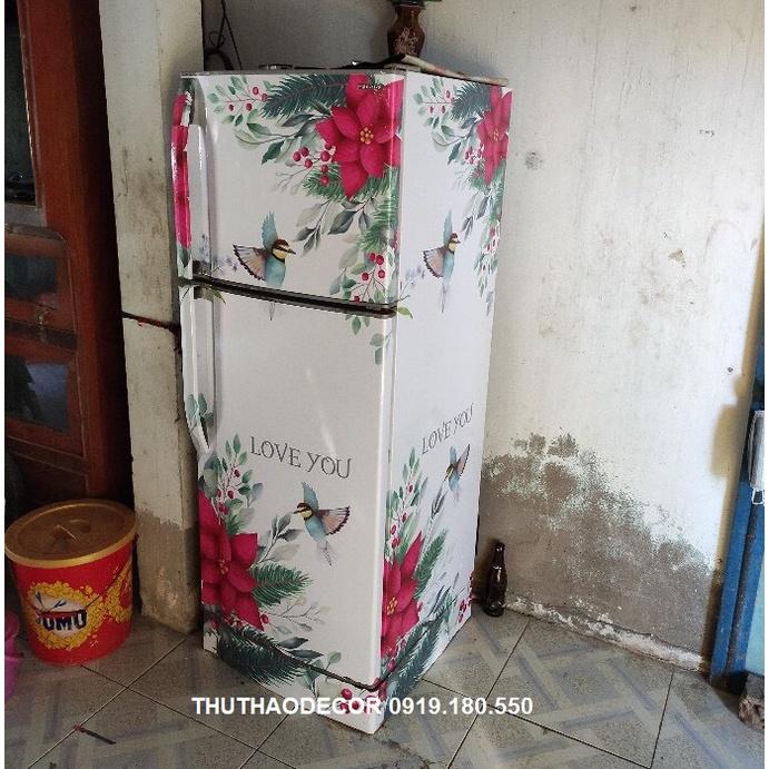 COMBO 3 TẤM GIỐNG NHAU - Decal dán kính tủ lạnh